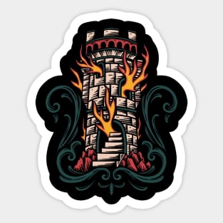 old castle Sticker